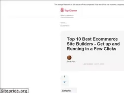 Sites similar to top10ecommercesitebuilders.com