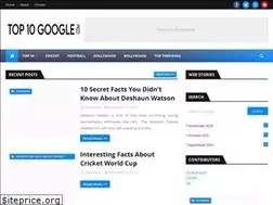 Sites similar to top10google.com