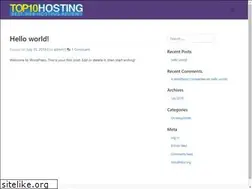 Sites similar to top10hosting.co.uk