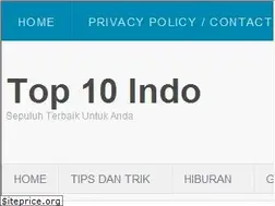 Sites similar to top10indo.com