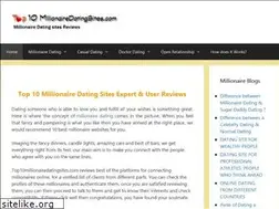 Sites similar to top10millionairedatingsites.com
