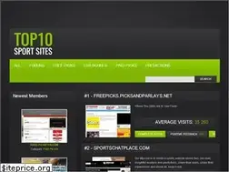 Sites similar to top10sportsites.com