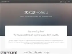 Sites similar to top13products.com