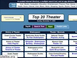 Sites similar to top20theater.com