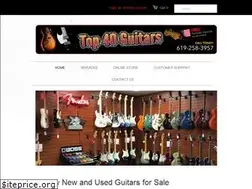 Sites similar to top40guitars.com