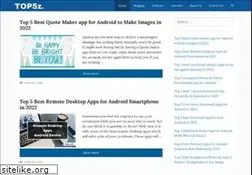 Sites similar to top5z.com