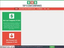 Sites similar to top9loancompanies.com