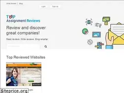 Sites similar to topassignmentreviews.com