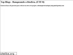 Sites similar to topblogs.com.br