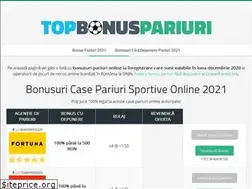 Sites similar to topbonuspariuri.ro