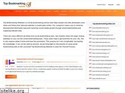 Sites similar to topbookmarkingwebsite.com