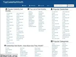 Sites similar to topcelebritynetworths.com