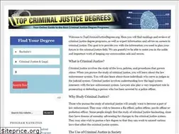 Sites similar to topcriminaljusticedegrees.org