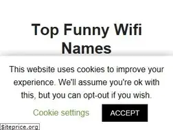 Sites similar to topfunnywifinames.com