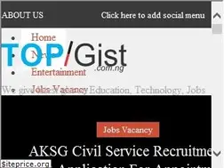 Sites similar to topgist.com.ng