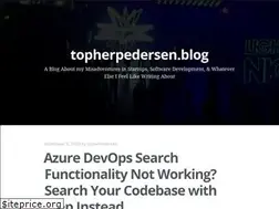 Sites similar to topherpedersen.blog