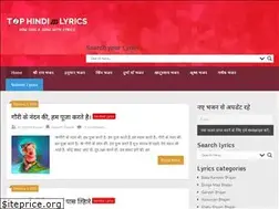 Sites similar to tophindilyrics.com