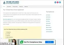 Sites similar to tophomeappliances.in