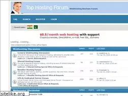 Sites similar to tophostingforum.com
