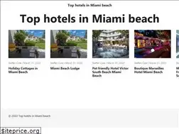 Sites similar to tophotelsmiamibeach.com