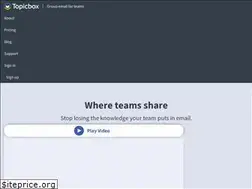 Sites similar to topicbox.com