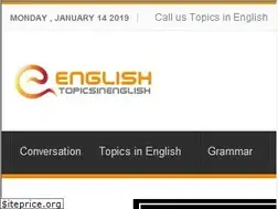 Sites similar to topicsinenglish.com