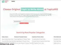 Sites similar to topicsmill.com