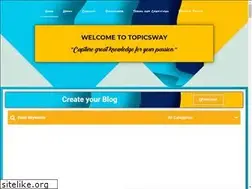 Sites similar to topicsway.com