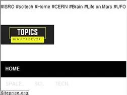 Sites similar to topicswhatsoever.blogspot.com
