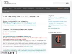 Sites similar to topikexam.wordpress.com