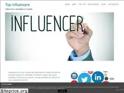 Sites similar to topinfluencers.es