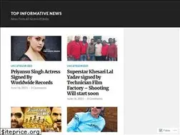 Sites similar to topinformativenews.wordpress.com