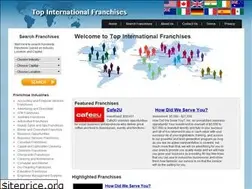 Sites similar to topinternationalfranchises.com