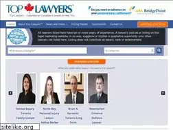 Sites similar to toplawyers.ca