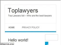 Sites similar to toplawyers.xyz