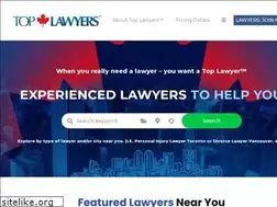 Sites similar to toplawyerscanada.ca