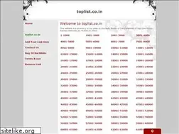 Sites similar to toplist.co.in