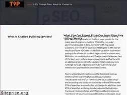 Sites similar to toplocalcitations.com