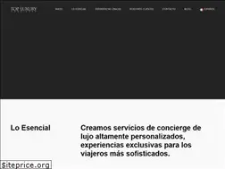 Sites similar to topluxuryconcierge.com