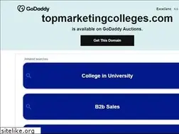 Sites similar to topmarketingcolleges.com