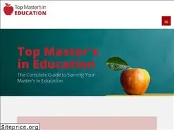 Sites similar to topmastersineducation.com