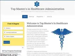 Sites similar to topmastersinhealthcare.com