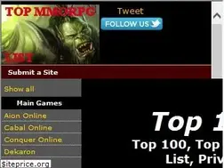 Sites similar to topmmorpglist.net