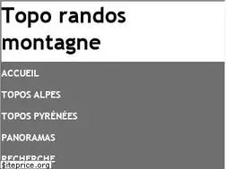 Sites similar to toporandosmontagne.com
