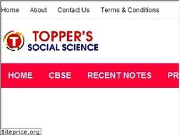 Sites similar to topperssocialscience.blogspot.com