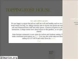 Sites similar to toppingrosehouse.com