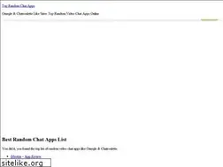 Sites similar to toprandomchatapps.com