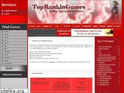 Sites similar to toprankingames.com