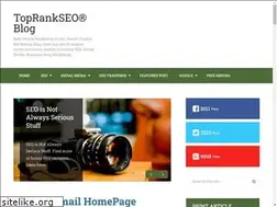Sites similar to toprankseoblog.com
