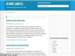Sites similar to topresumesample.com